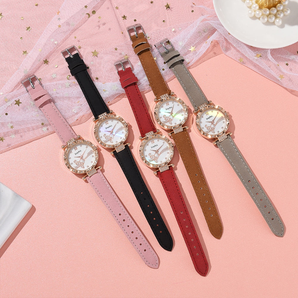 Relógio Luxury Elegant Alloy