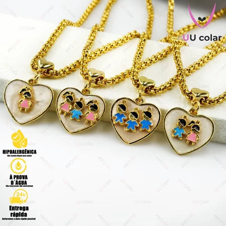 Colar amor de mãe - Banhando a ouro 18k (Cópia)