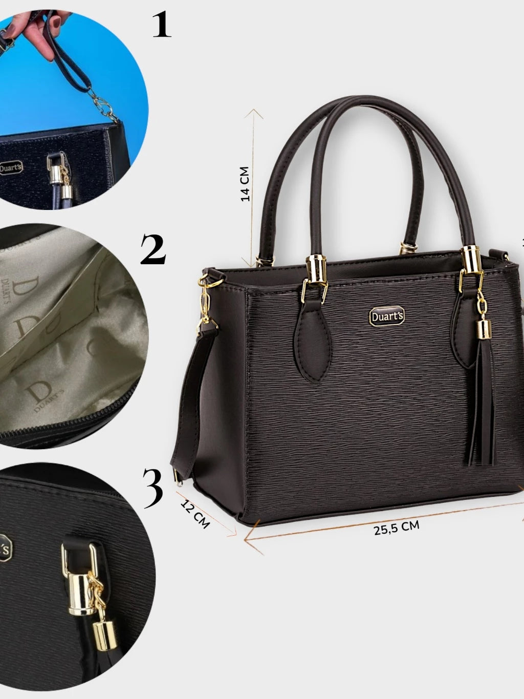 Bolsa Duart's Luxury + Carteira de Brinde (Últimas Unidades)