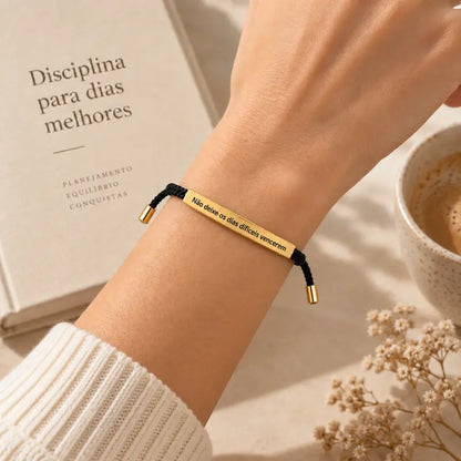 Pulseira Minimalista Incentivo Diário