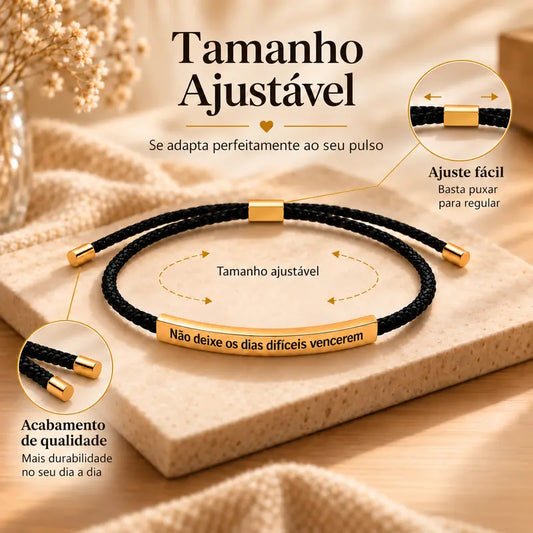 Pulseira Minimalista Incentivo Diário