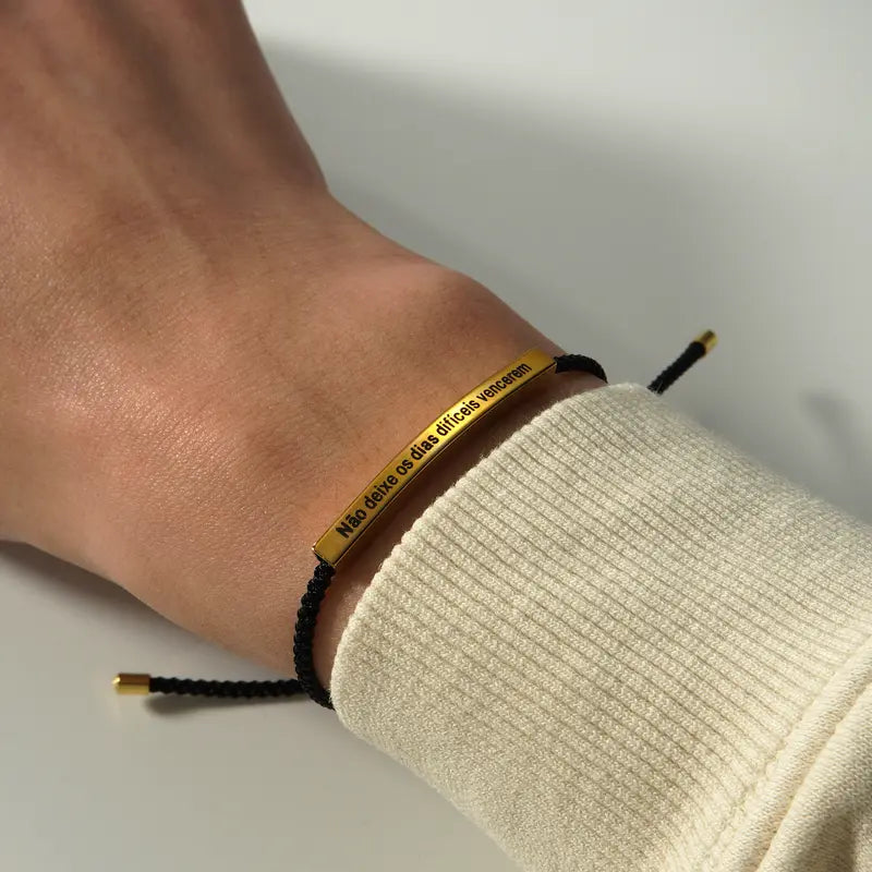 Pulseira Minimalista Incentivo Diário