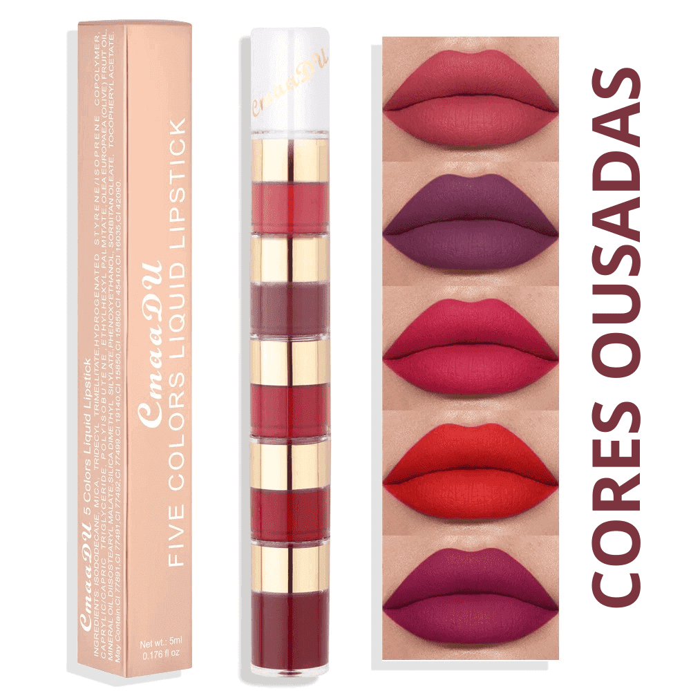 Batom Velvet Sexy + 70 reais de desconto + E-book para eliminar a celulite em 21 dias  + Frete grátis