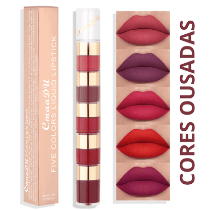 Batom Velvet Sexy + 70 reais de desconto + E-book para eliminar a celulite em 21 dias  + Frete grátis