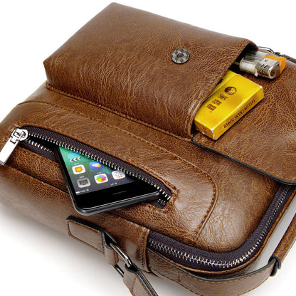Bag Transversal de Couro Masculina