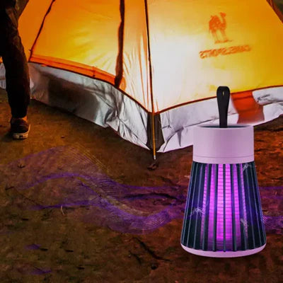 Lâmpada Elétrica Mata-Mosquitos -  Com Luz UV Recarregável