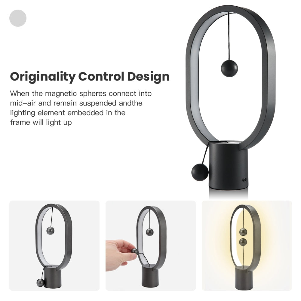 Luminária Led balança magnética