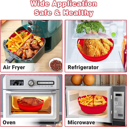 Silicone reutilizável Air Fryer Basket
