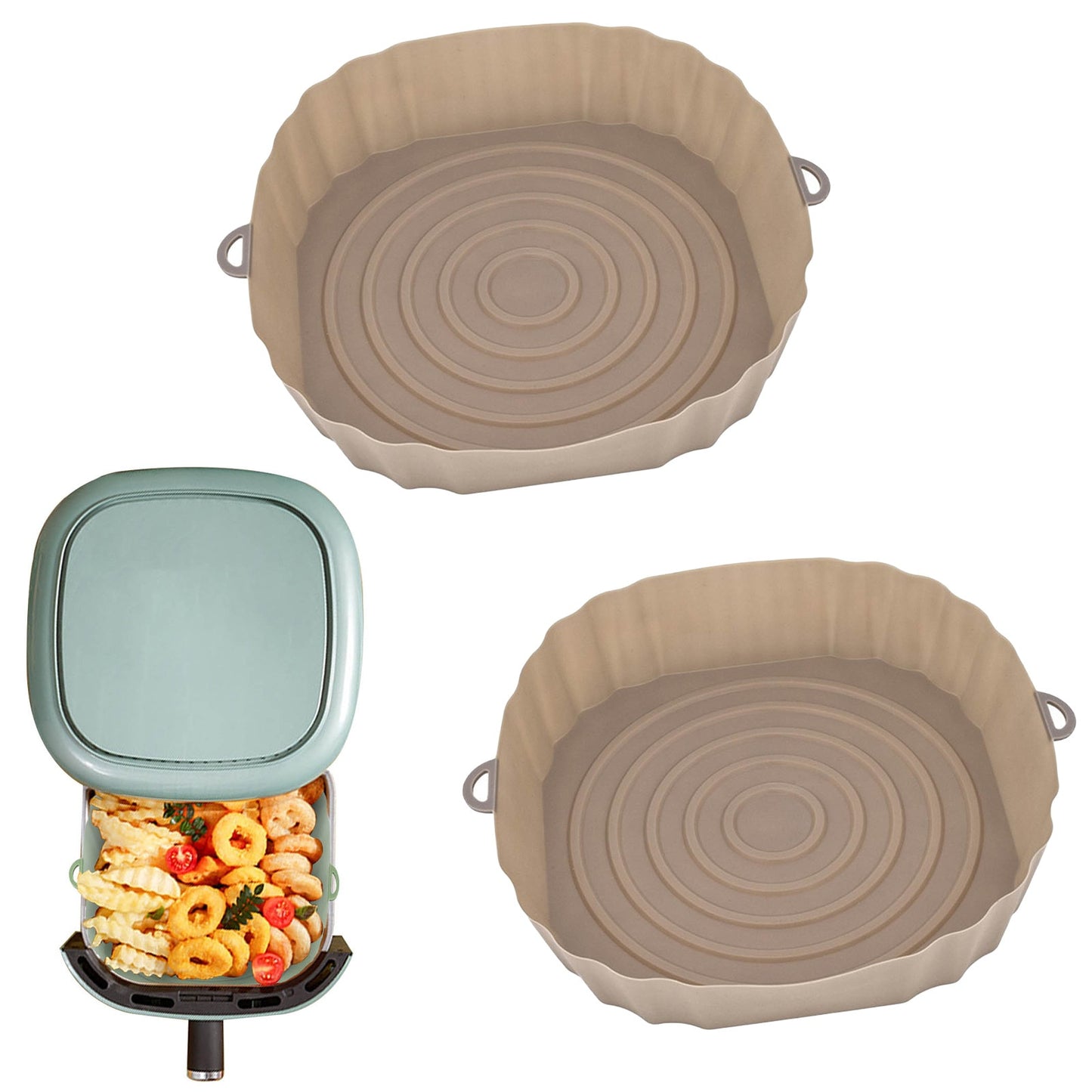 Silicone Para Air Fryer Reutilizável - Na compra de uma ganhe outra totalmente grátis