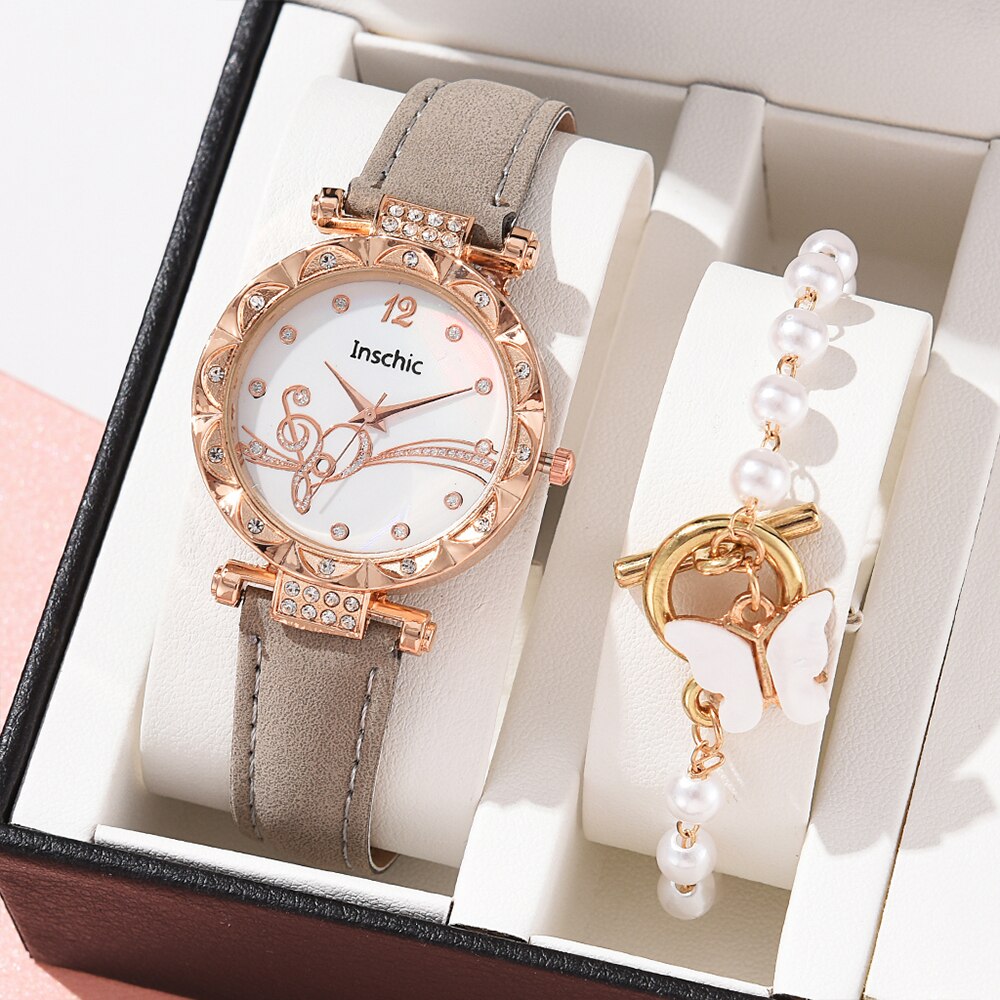 Relógio Luxury Elegant Alloy