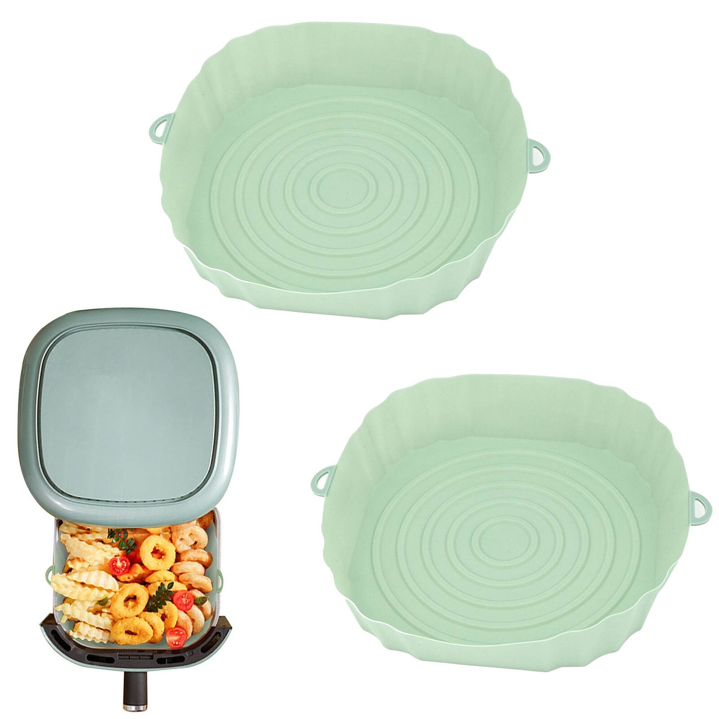 Silicone Para Air Fryer Reutilizável - Na compra de uma ganhe outra totalmente grátis