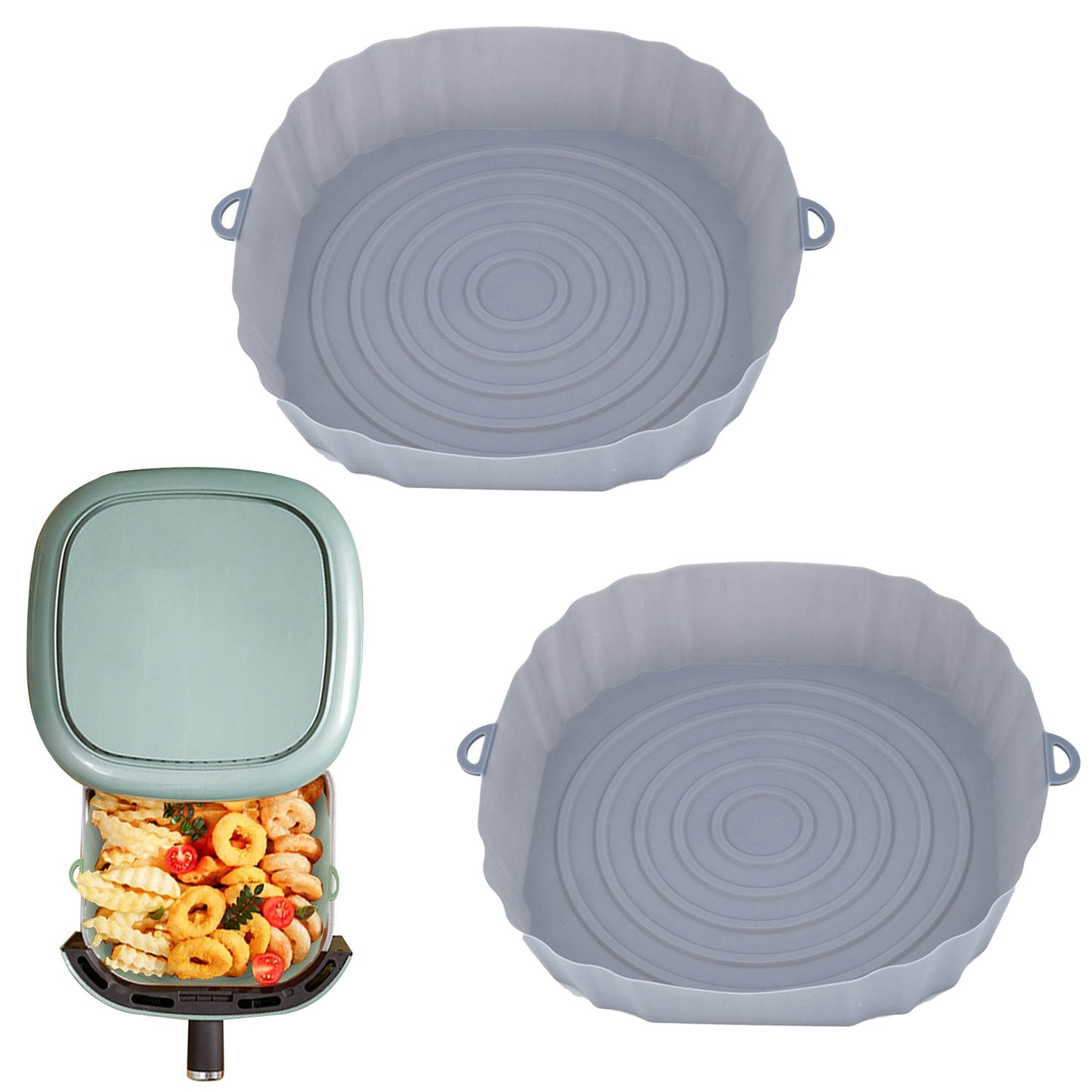 Silicone Para Air Fryer Reutilizável - Na compra de uma ganhe outra totalmente grátis