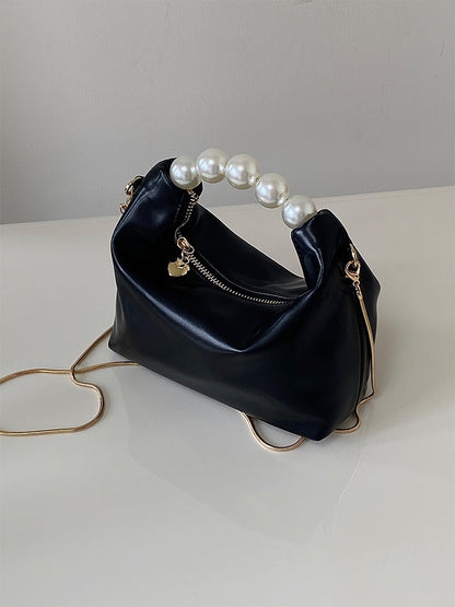 Bolsa com alça de pérola