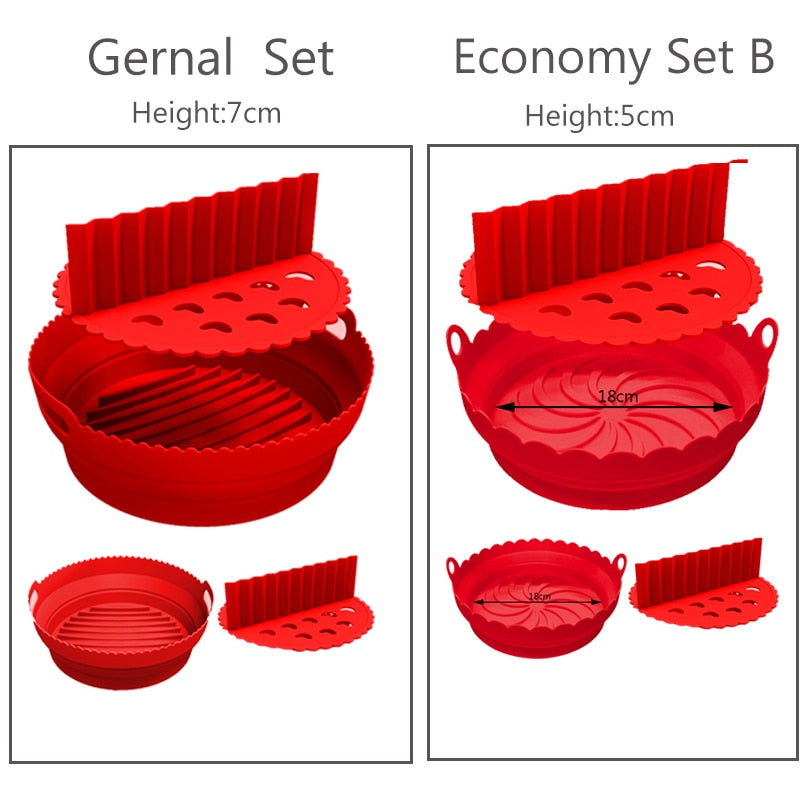 Silicone reutilizável Air Fryer Basket