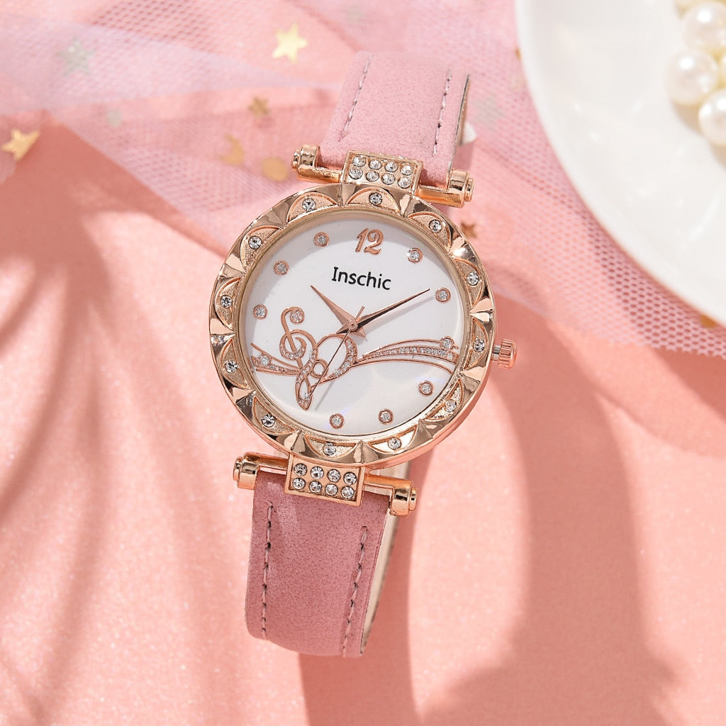 Relógio Luxury Elegant Alloy