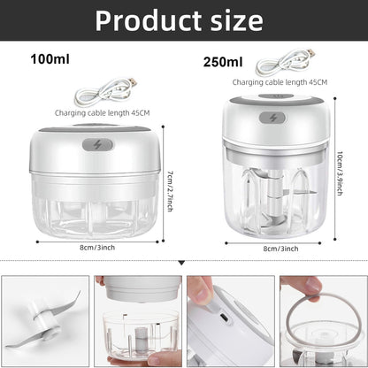 Fatiador elétrico portátil recarregável - 250 ml