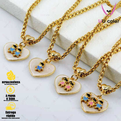 Colar amor de mãe - Banhando a ouro 18k (Cópia)