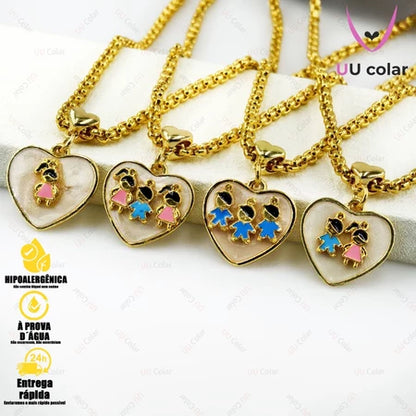 Colar amor de mãe - Banhando a ouro 18k (Cópia)