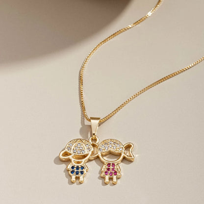 Colar amor de mãe - O amor mais puro do mundo representado em um colar banhando a ouro 18kK