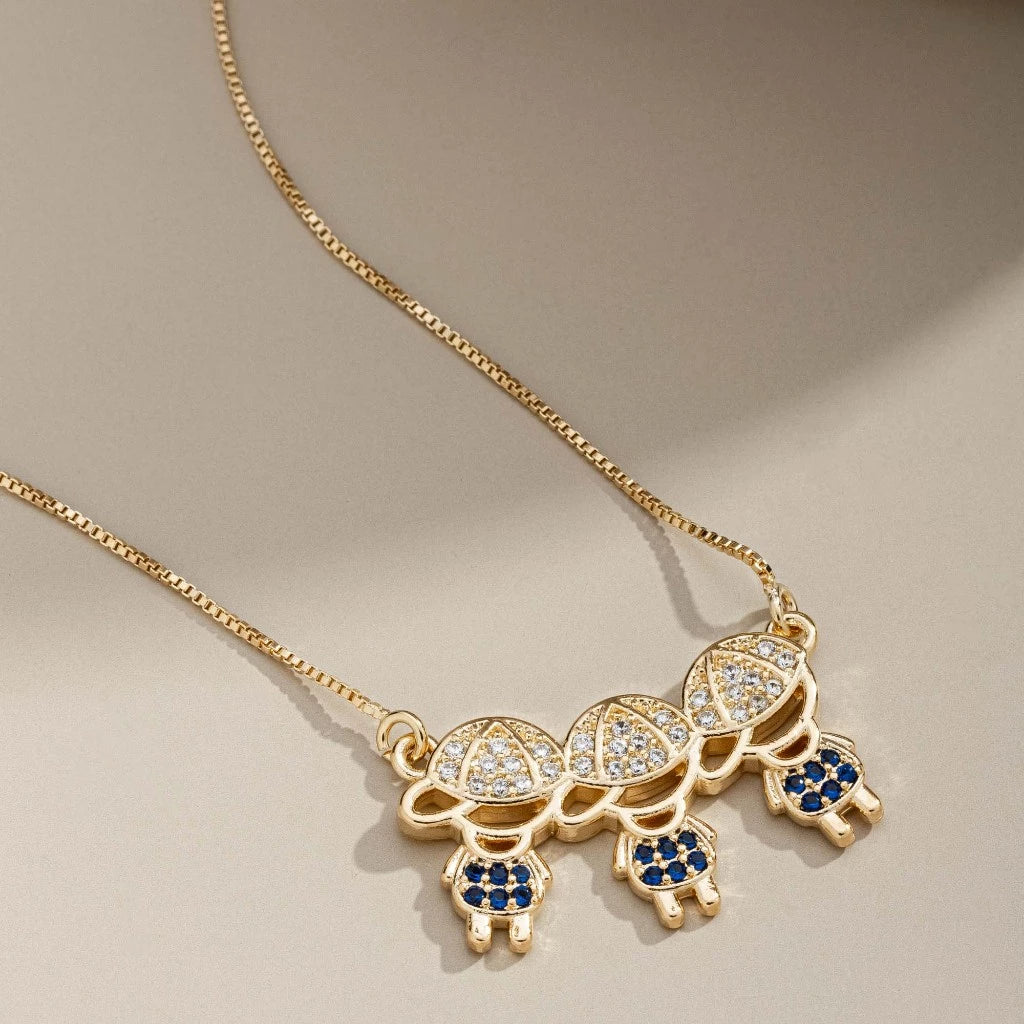 Colar amor de mãe - O amor mais puro do mundo representado em um colar banhando a ouro 18kK