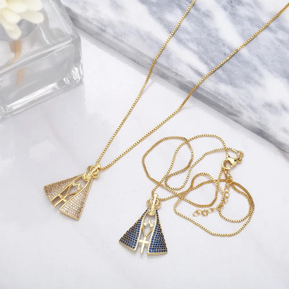 Colar Nossa Senhora Aparecida com 3 banhos a ouro 18K + 1 Ano de Garantia