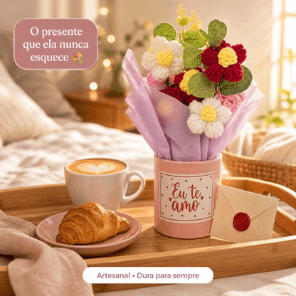 Buquê Flores do Amor em Crochê