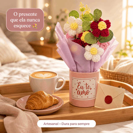 Buquê Flores do Amor em Crochê