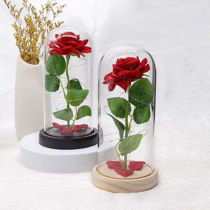 Luminária Rosa do Amor – Presente Eterno com Luz LED