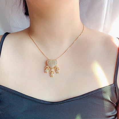 Colar amor de mãe - O amor mais puro do mundo representado em um colar banhando a ouro 18k