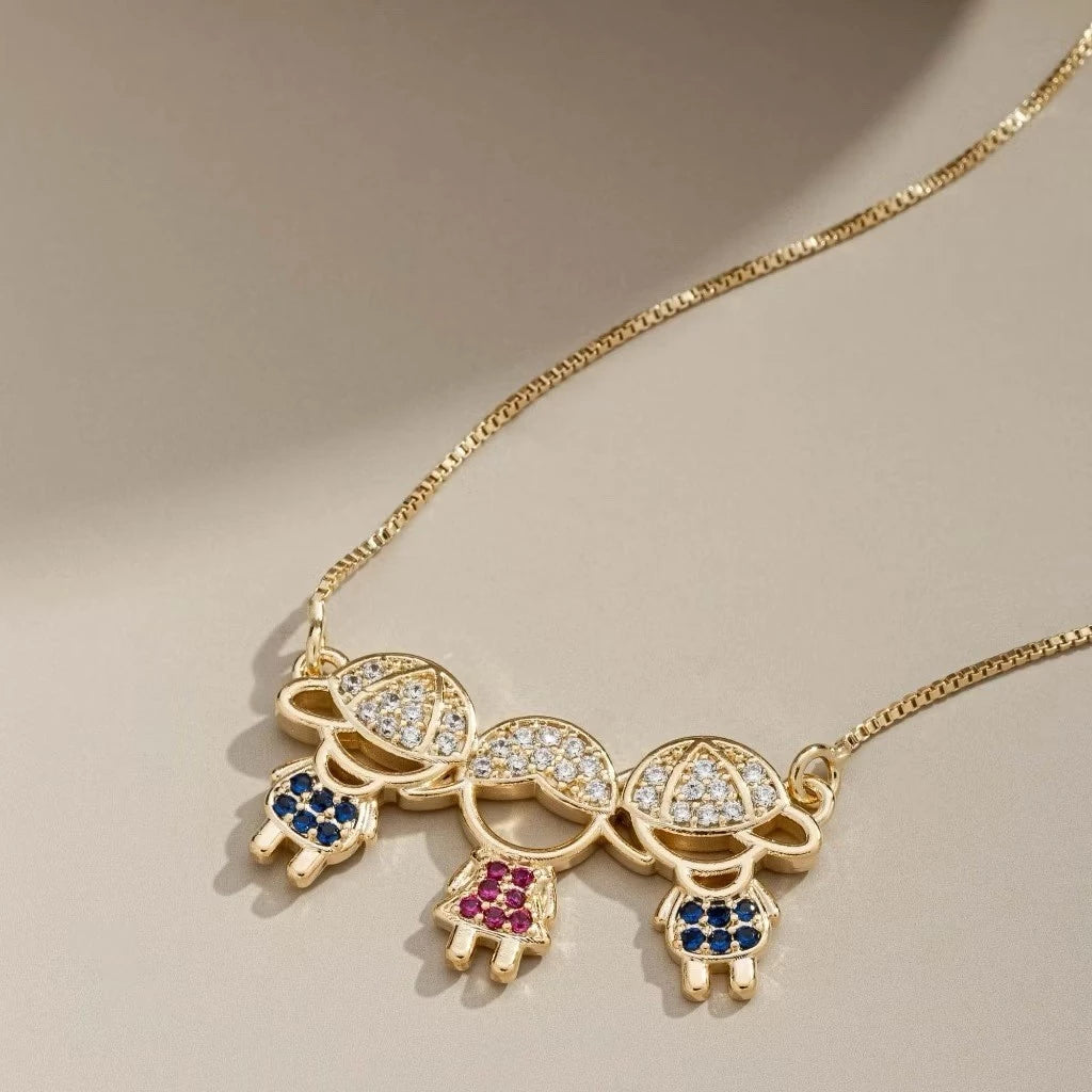 Colar amor de mãe - O amor mais puro do mundo representado em um colar banhando a ouro 18kK