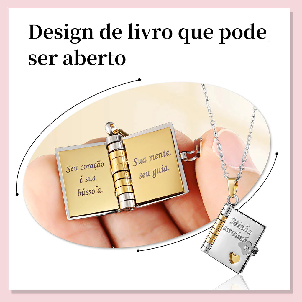 Colar Promessa de Pai - Para ela nunca esquecer de você