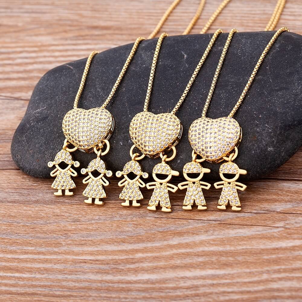 Colar amor de mãe - O amor mais puro do mundo representado em um colar banhando a ouro 18k