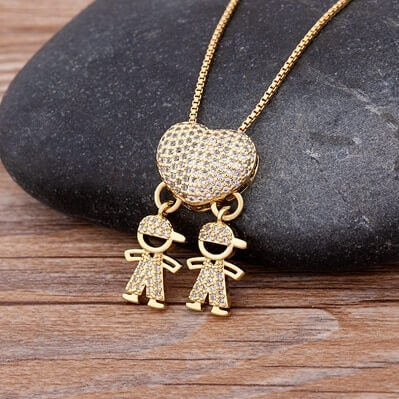 Colar amor de mãe - O amor mais puro do mundo representado em um colar banhando a ouro 18k