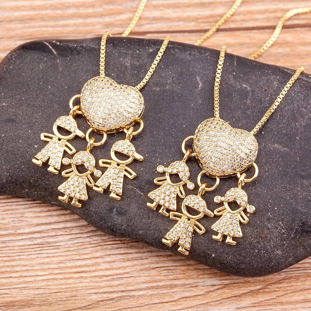 Colar amor de mãe - O amor mais puro do mundo representado em um colar banhando a ouro 18k