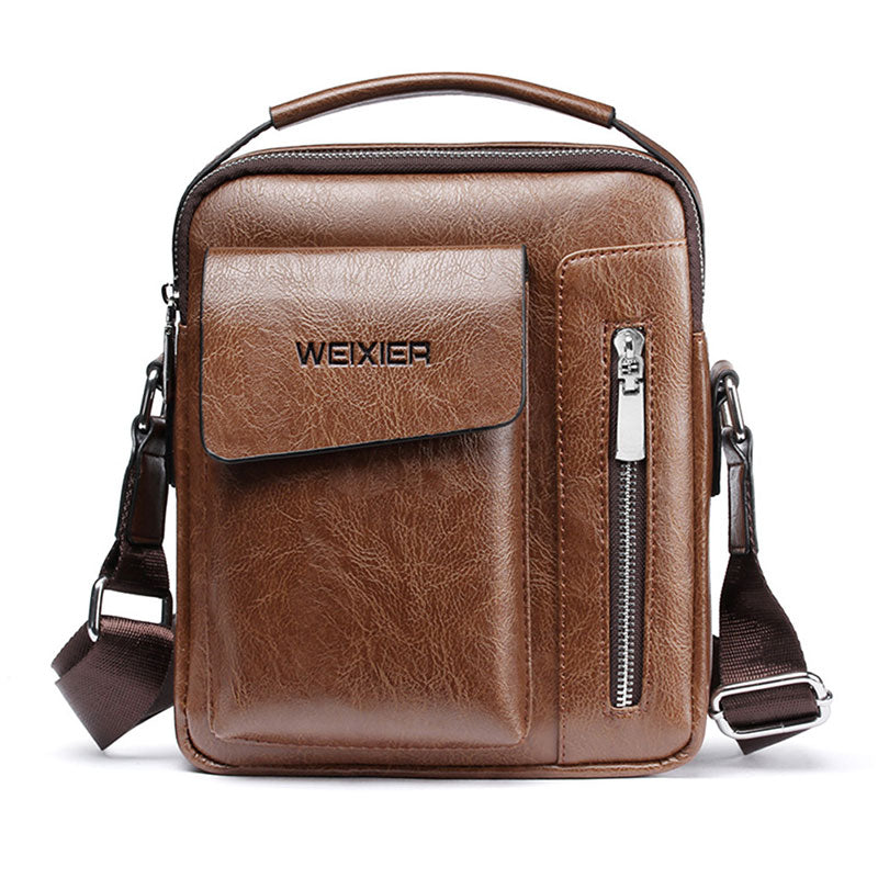 Bag Transversal de Couro Masculina