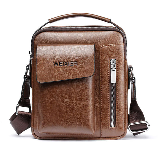 Bag Transversal de Couro Masculina