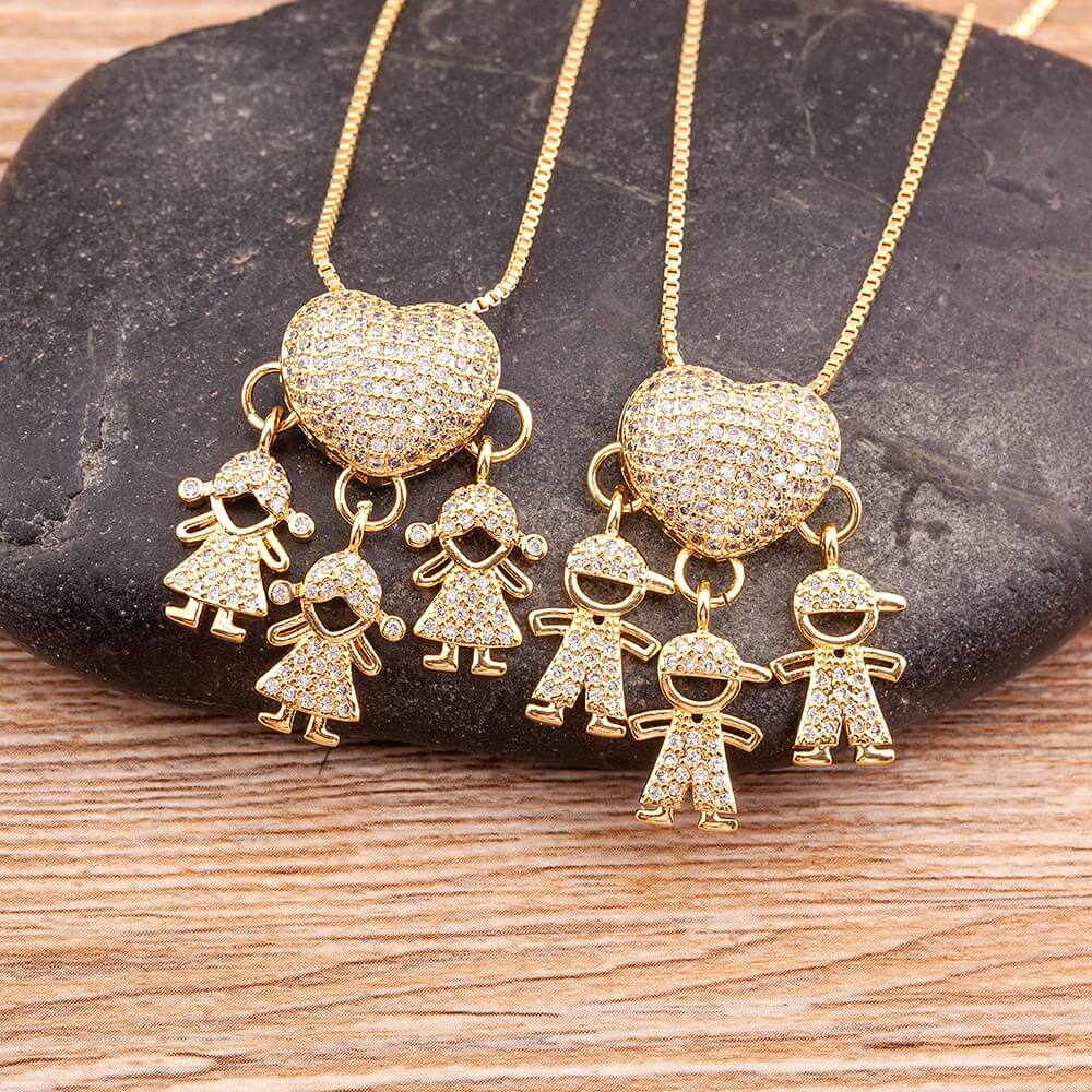 Colar amor de mãe - O amor mais puro do mundo representado em um colar banhando a ouro 18k