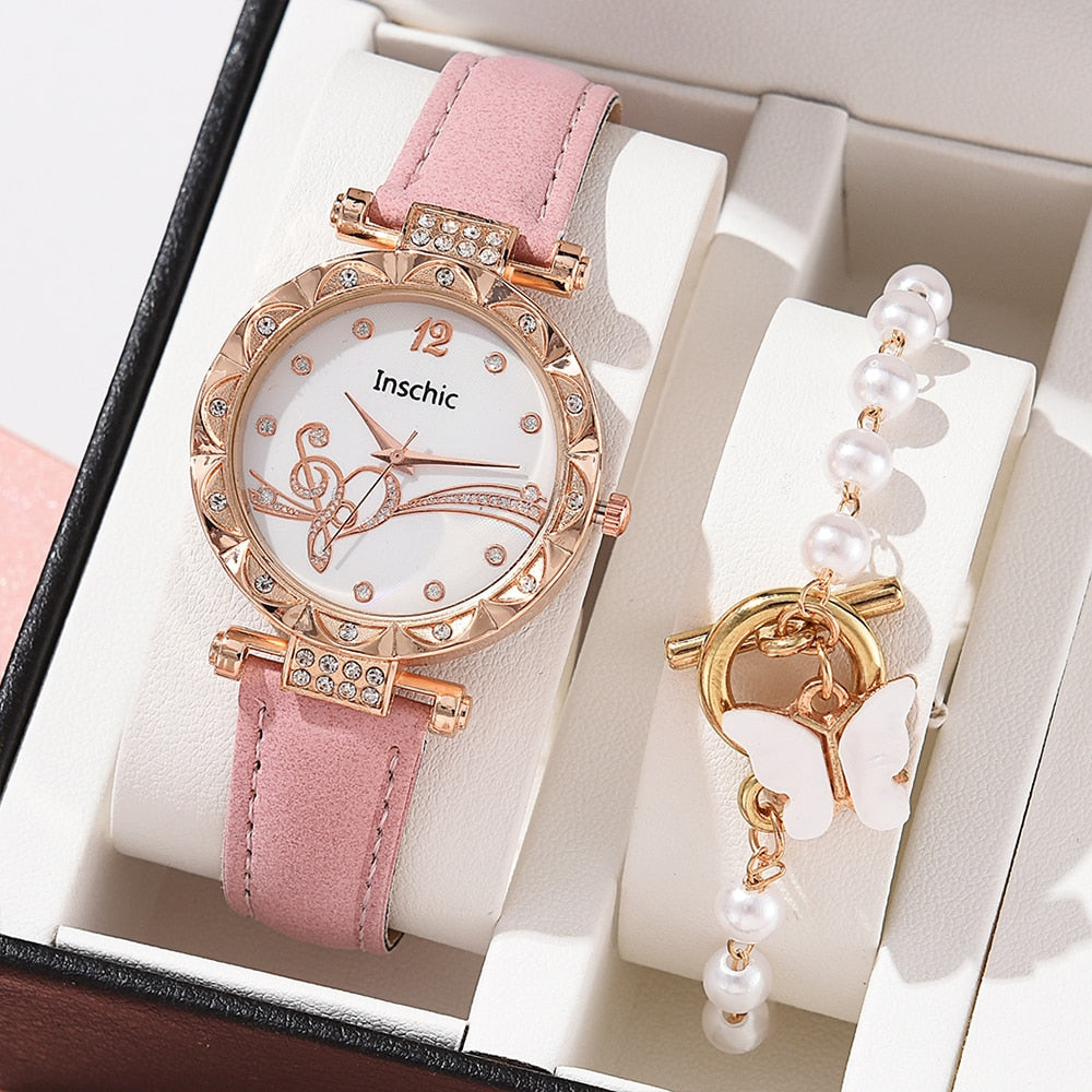 Relógio Luxury Elegant Alloy
